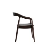 DINING CHAIR PLC WOOD BLACK - CHAIRS, STOOLS